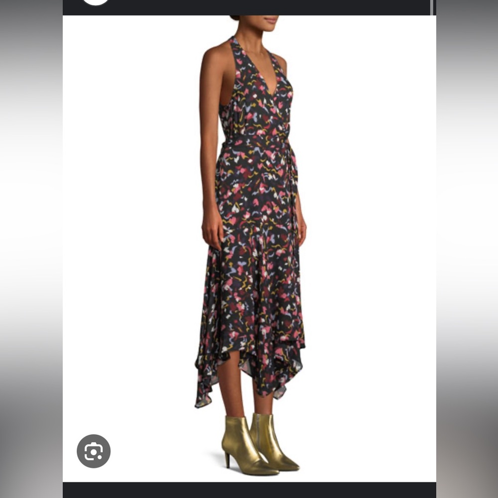 NWT A.L.C. Roslyn Silk Wrap Dress 6